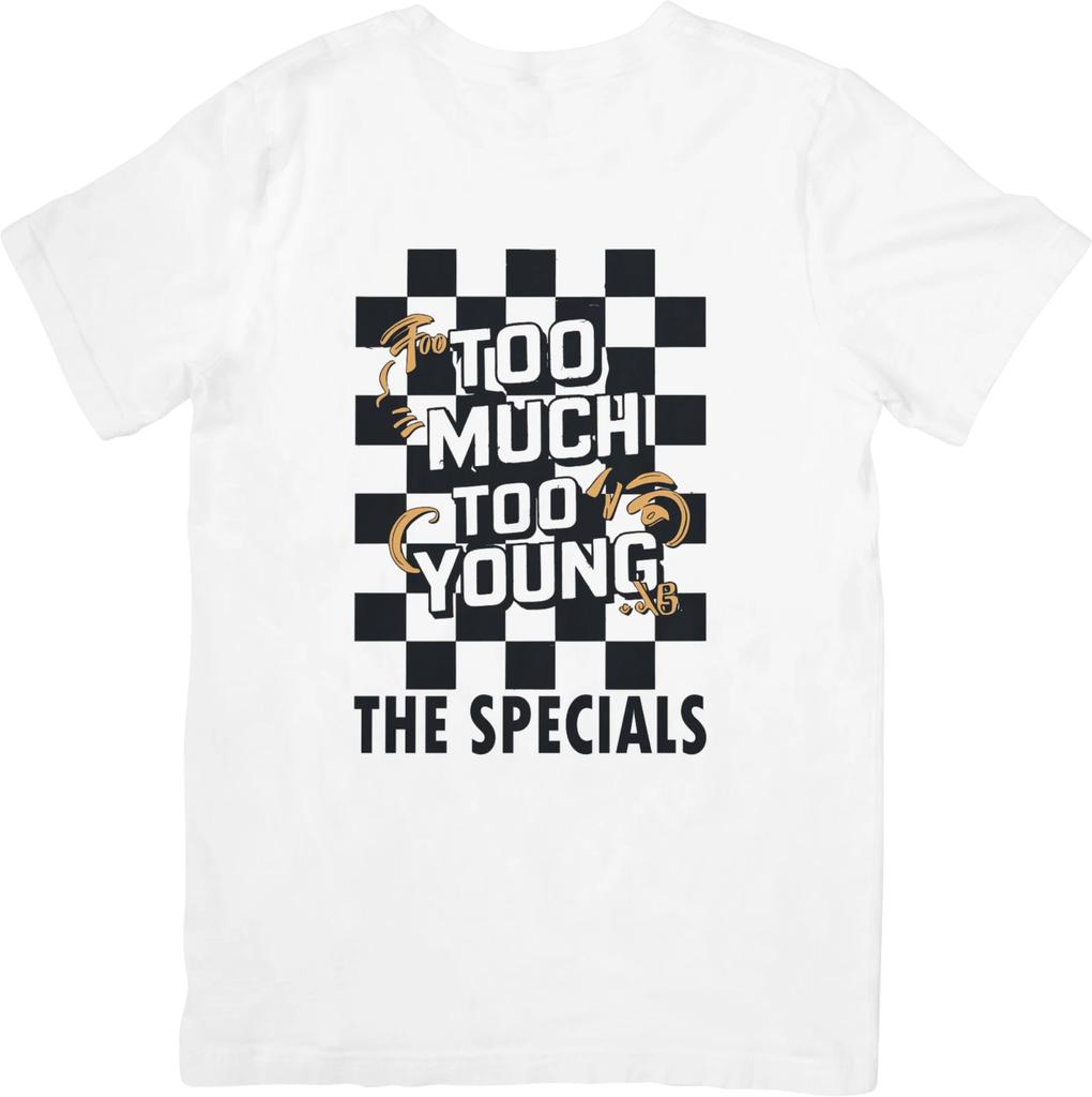 The Specials Music Fit for Men & Women Quality Cotton T-Shirt White.
