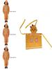 Christmas Gingerbread Cosplay Pajamas And Apron For Kids With Zipper Closure For Holiday Sleepwear