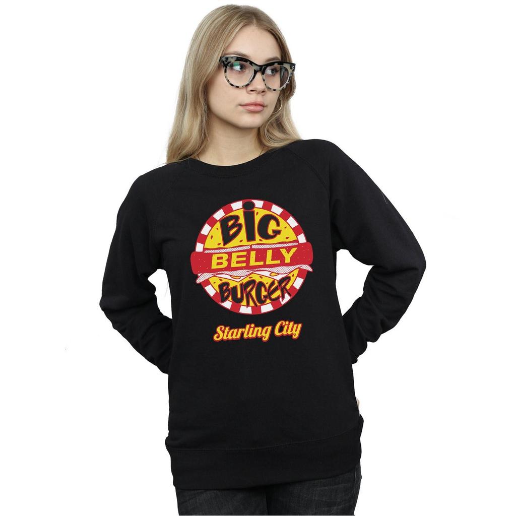 DC Comics Womens/Ladies Arrow Big Belly Burger Logo Sweatshirt