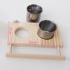 Bird Feeder Bowl, Stainless Steel Parrot Feeding Cups, Cage Water Food Dish for Parakeet Lovebird
