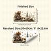 Fairy Tale Animal Wall Sticker for Kindergarten Classroom Removable Cartoon Forest Decor