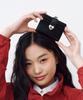 Fennec Crinkle Hearty Frame Bridge Wallet - Black