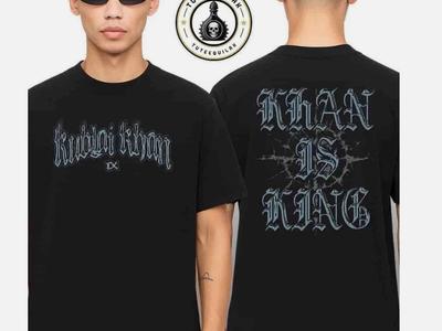 Kublai Khan TX Khan Is King Merchandising 2025 Maglietta a Due Lati