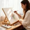 Adjustable Portable Wooden Drawing Board Multifunctional Sketch Easel for Outdoor Sketching and Painting