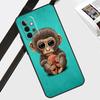 Monkey Gorilla Ape Baby Phone Case For Samsung A03S A02S A21S A20e A12 A22 A32 A42 A52 A72 A50 A70 A51 A71 Cover