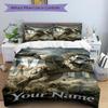 Titan Warrior Bedding Set Personalized Washable Custom 3Pcs Duvet Cover Pillowcases Soft Microfiber Home Bedroom Gift