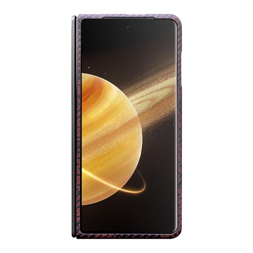 For Honor Magic V3 5G Magnetic Case Camouflage Red Aramid Fiber Phone Cover