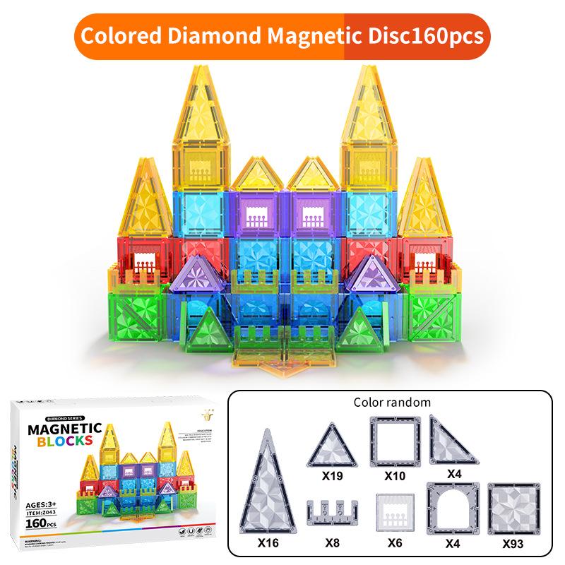 Multicolor Magnetic Window Tiles: Strong, Educational Building Blocks for Children