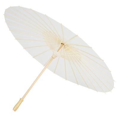 White Paper Decorative Umbrella Parasol Wedding Bridal Party Decor Photo Prop DIY Hand Painting