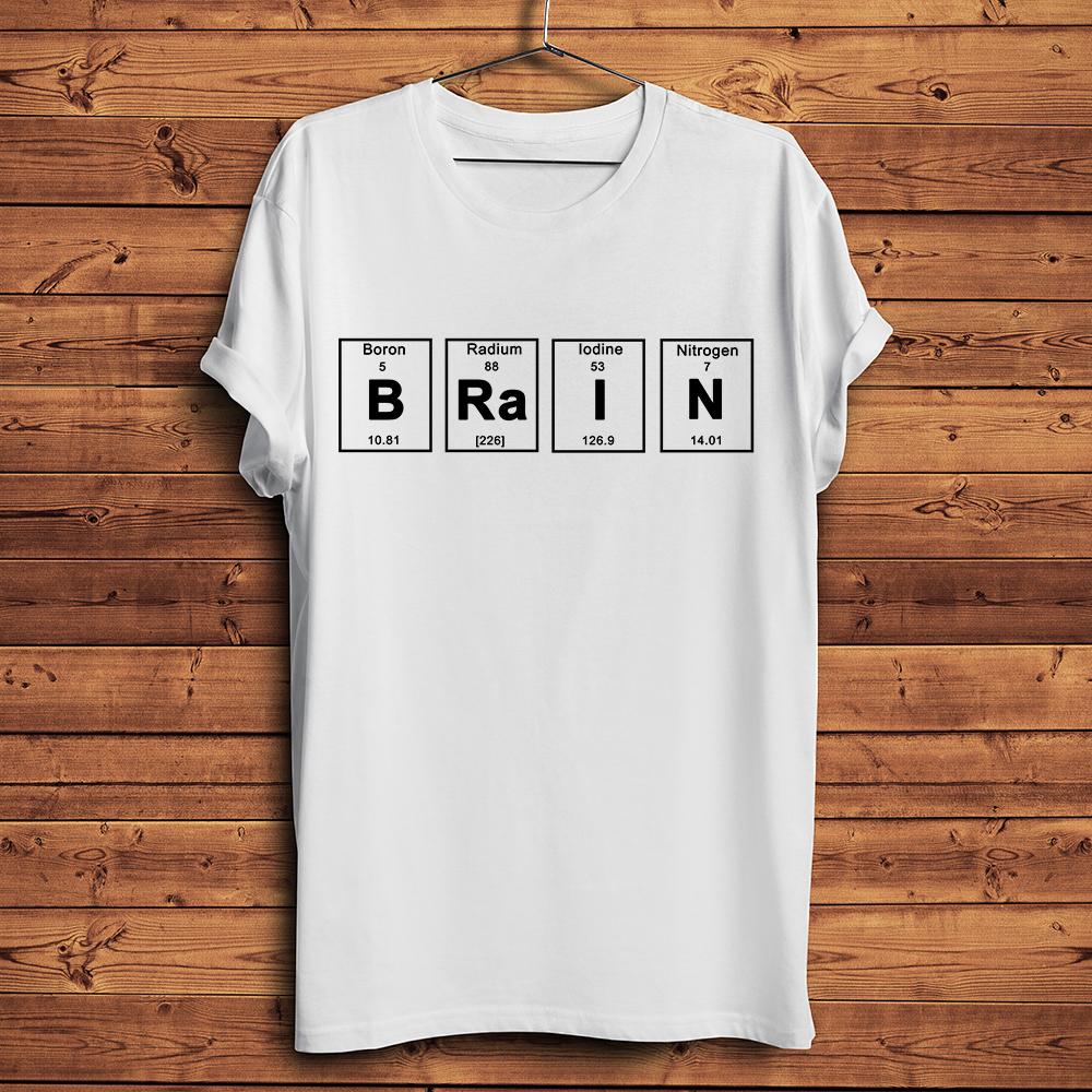 Installing Brain Progress Bar Funny Amusing Geek TShirtHomme Unisex White Casual Short Sleeve Tshirtunisex Tee Breathable Print