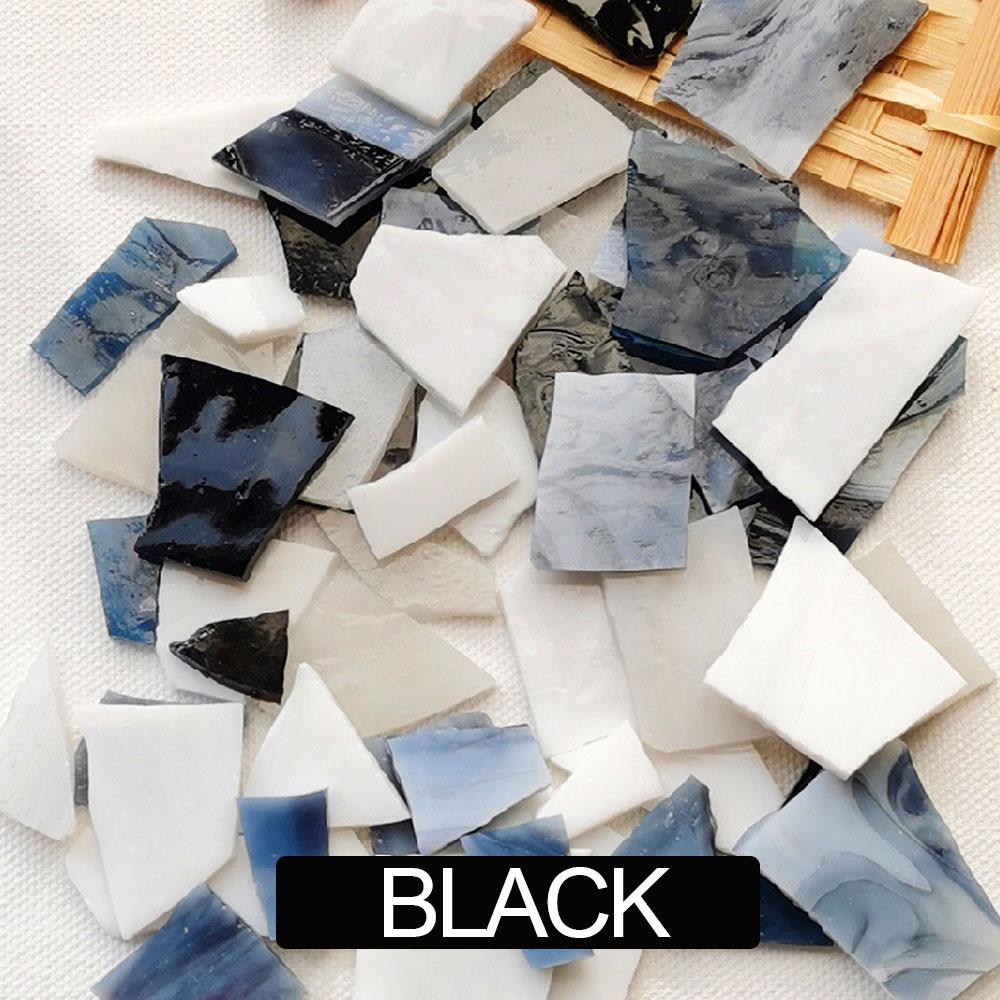 100g/Lot Mosaic Tiles Stained Glass Mosaic DIY Handmade Coaster Mosaic Puzzle Making Art Wall Decoration Supplies Mixed arte