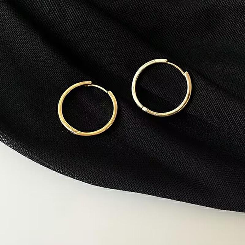 

Европейские и американские серьги-кольца в ретро-стиле: Элегантные, Простые, Роскошные серьги-кольца для женщин золотой