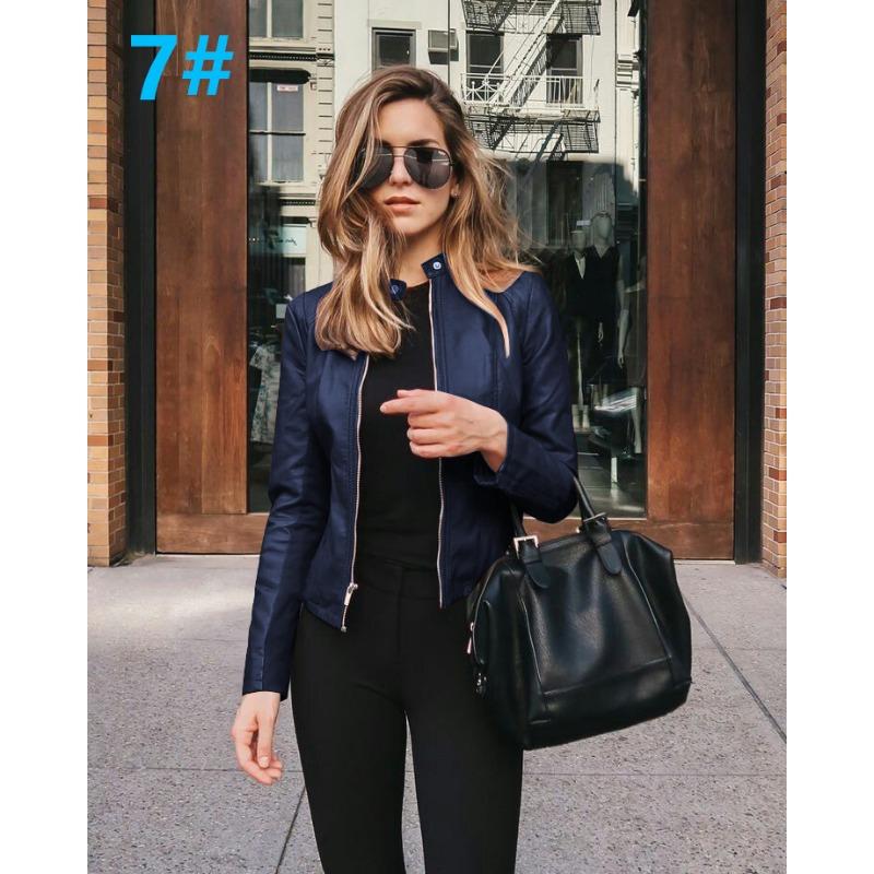 Autumn and winter fashion leather suit jacket women, urban beauty high-end temperament long-sleeved ladies jacket jacket MJ0087