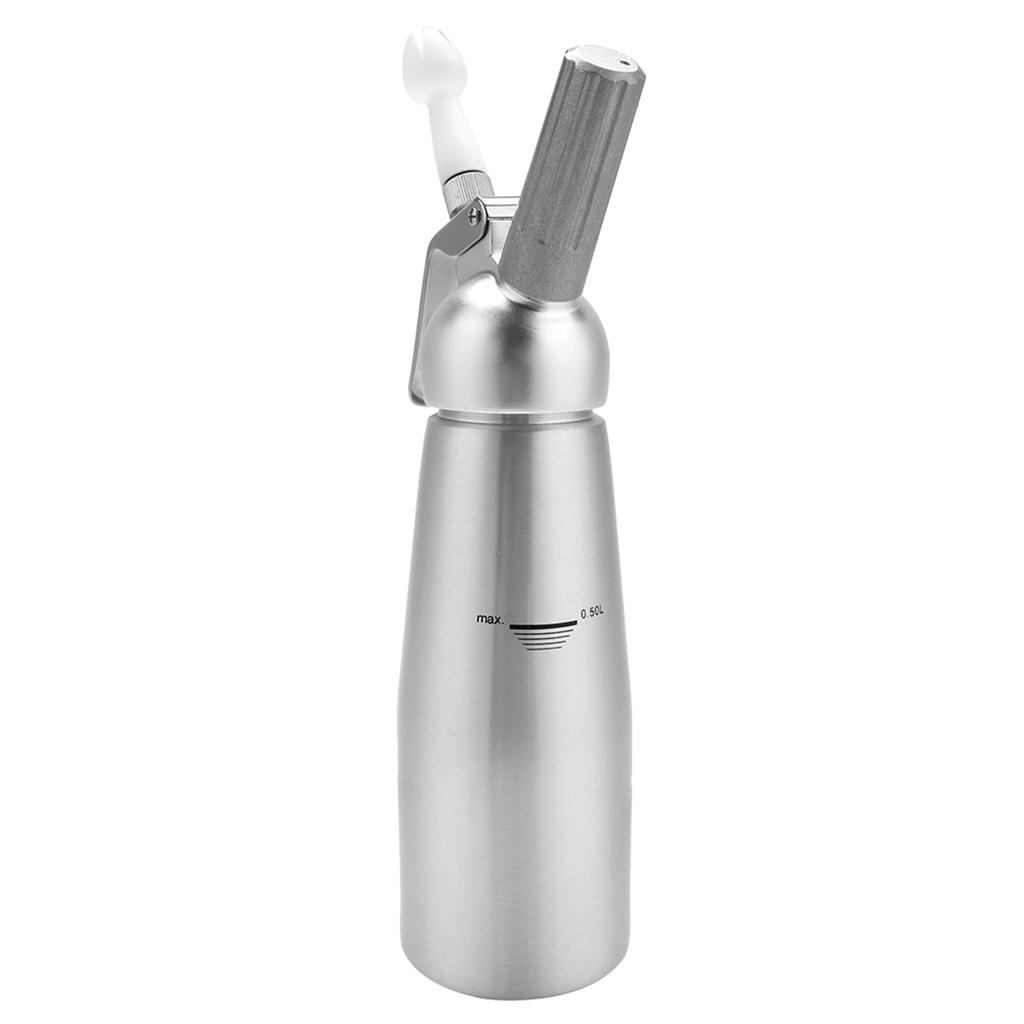 Aluminum Whipped Cream Dispenser Bundle With Three Nozzles Kitchen 1000ml