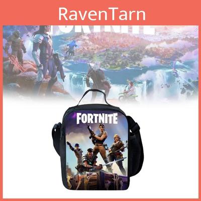 Fortnite Kreslená svačinová taška pro děti s prodyšnou oxfordskou tkaninou pro každodenní použití