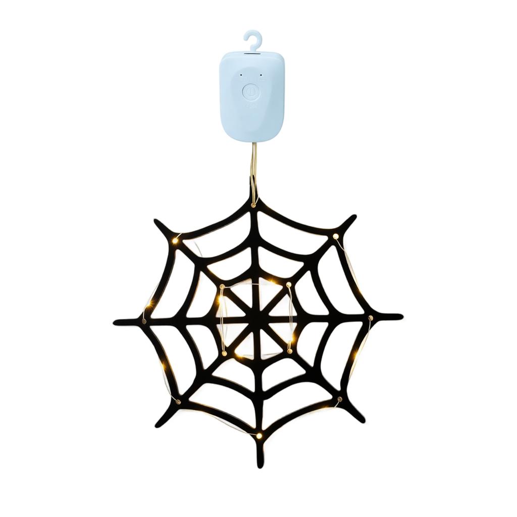 Halloween Hanging Decorative Light with Rechargeable Button Battery for Indoor Outdoor Party Decor