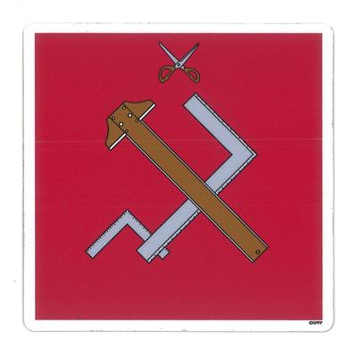 Girls Panzer the Movie Infiltration Operation Symbol Magnet Pravda High School GPMS-7 &
