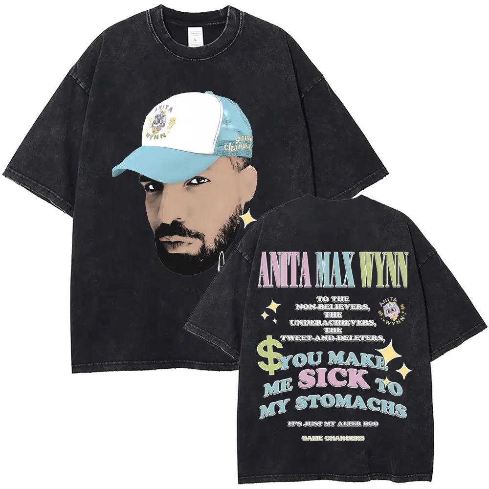 Gran oferta, nueva camiseta gráfica de rapero Vintage lavada limitada con certificado de Drake para amantes del niño29 8 87