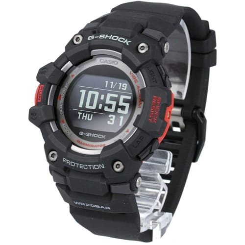 

CASIO G-SHOCK GBD-100-1 G-SQUAD Men s Watch with Bluetooth Mobile Link, Black, Digital, Waterproof