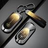 Hot Car Sticker Alloy Car Key Case Cover Shell Fob For Mercedes Benz C E S Class GLC W206 W223 W214 E300 C260 C300 S450 S500 S40