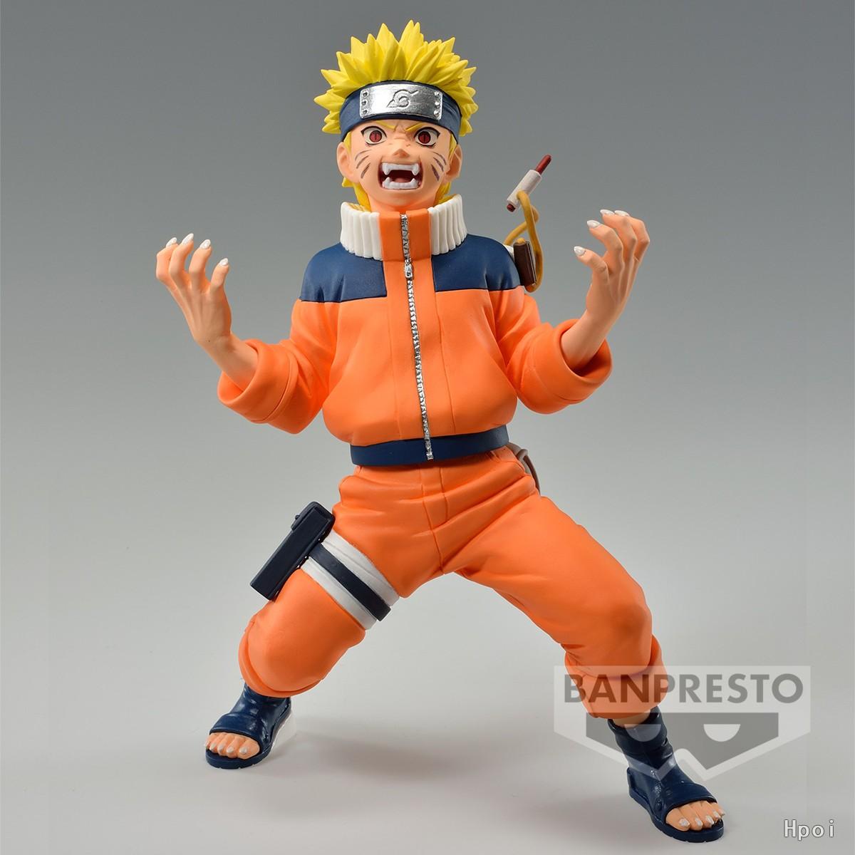 15CM Naruto Uzumaki Naruto 2 Battle Scene Beast Transformation Battle Form Naruto Sasuke Miniature Plaything Present Collector Action Figure No box