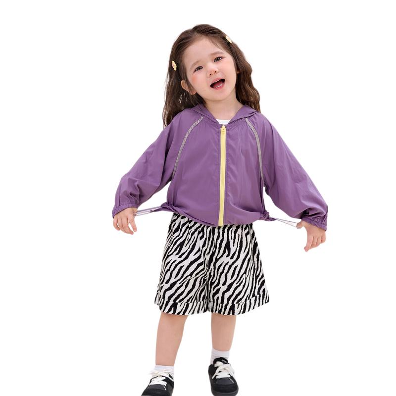 LUSON Baby Girls UPF50+ Hooded UV Protection Jacket 100