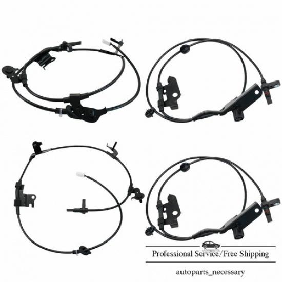 4x ABS Wheel Speed Sensor Front & Rear Right+Left Set For Toyota RAV4 2006-2012