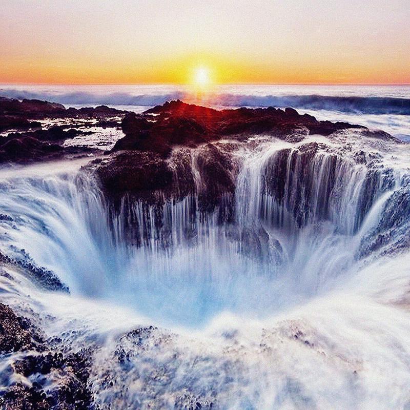 

5D Алмазная живопись Крест стежка, природный пейзаж, полное изображение изображения, художественные бусы, домашний декор, круглые