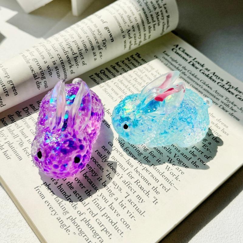 Colorful Bunny Malt Sugar Squeeze Toy Stress Relief Creative Animal Toy