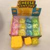 Giant Cheese Squeeze Toy Extra Large Size Cheese Squishy Fidget Toys Slow Rebound Shapeable Venting Ball