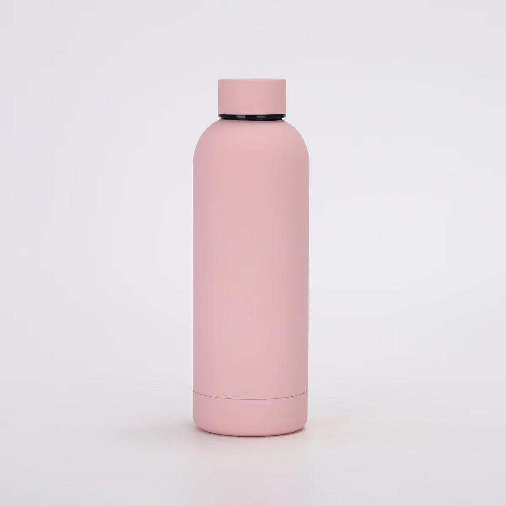 Sport-Thermosflasche aus mattiertem Edelstahl - Großes Fassungsvermögen, Güteklasse 304.