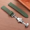 Quick Release Nylon Sailcloth Watch Strap 20mm 22mm Butterfly Buckle Band for Omega for Seiko Watchband Men's and Women's Belt