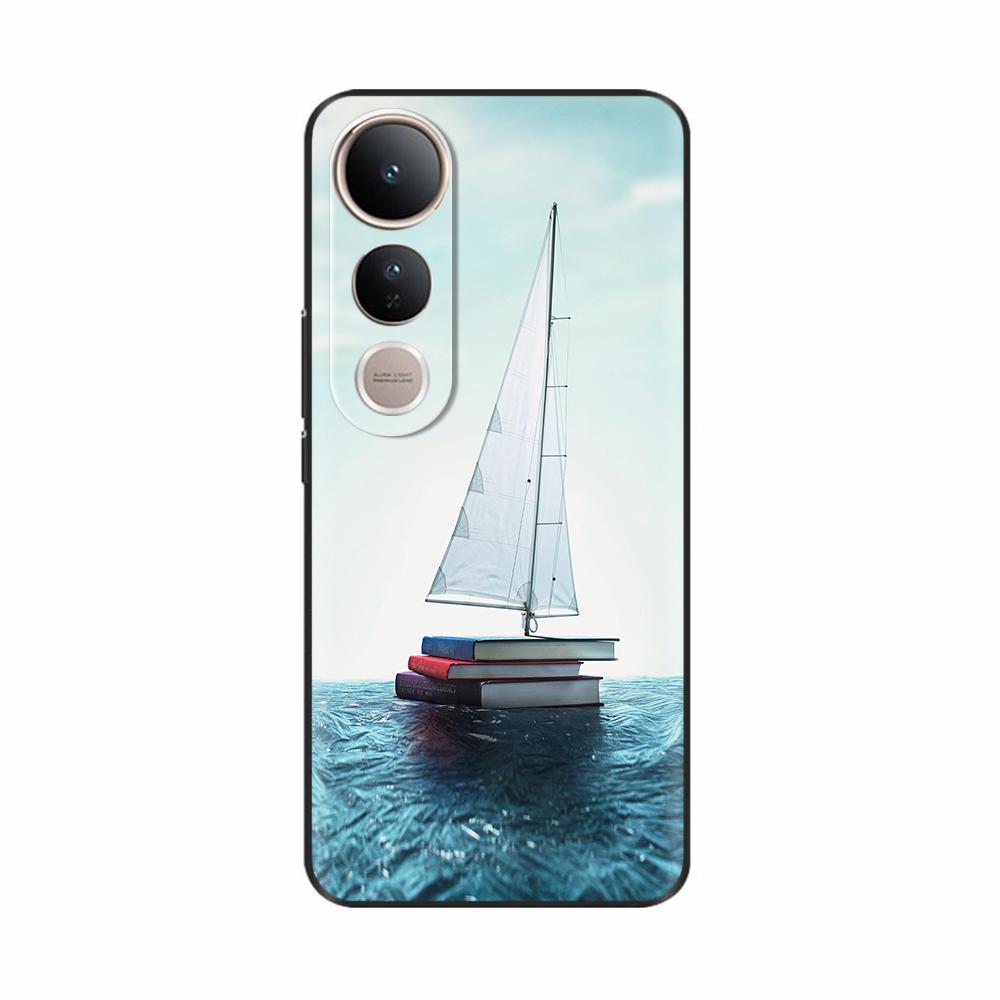 For Vivo V50 Lite 5G 4G Case Fashion Flower Soft High Quality Housing For Vivo V50Lite 4G Back Cover Colorful Phone Casing Funda