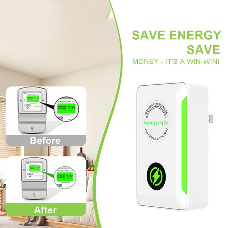Portable Electricity Saving Box Electric Energy Saver Smart Power Saver Us/Eu Plug Socket Adapter For Cost Reducing Office Home