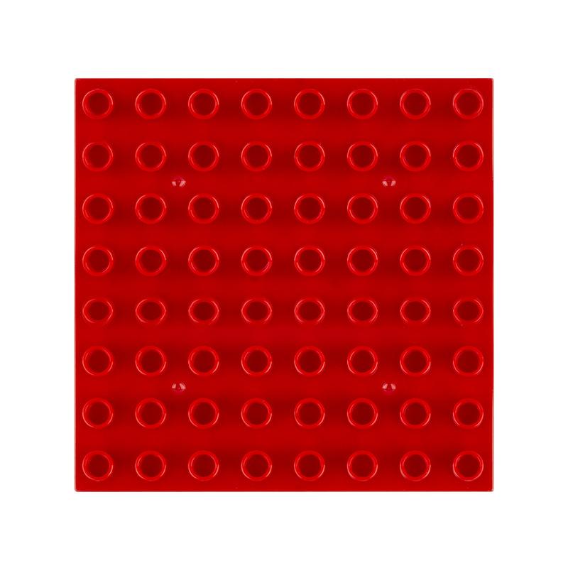 8x8 Dots  Building Block Set BasePlates for Big Size Block Bricks Plate Assembly Brick Base Plate Compatible with  Duplo Block Bricks