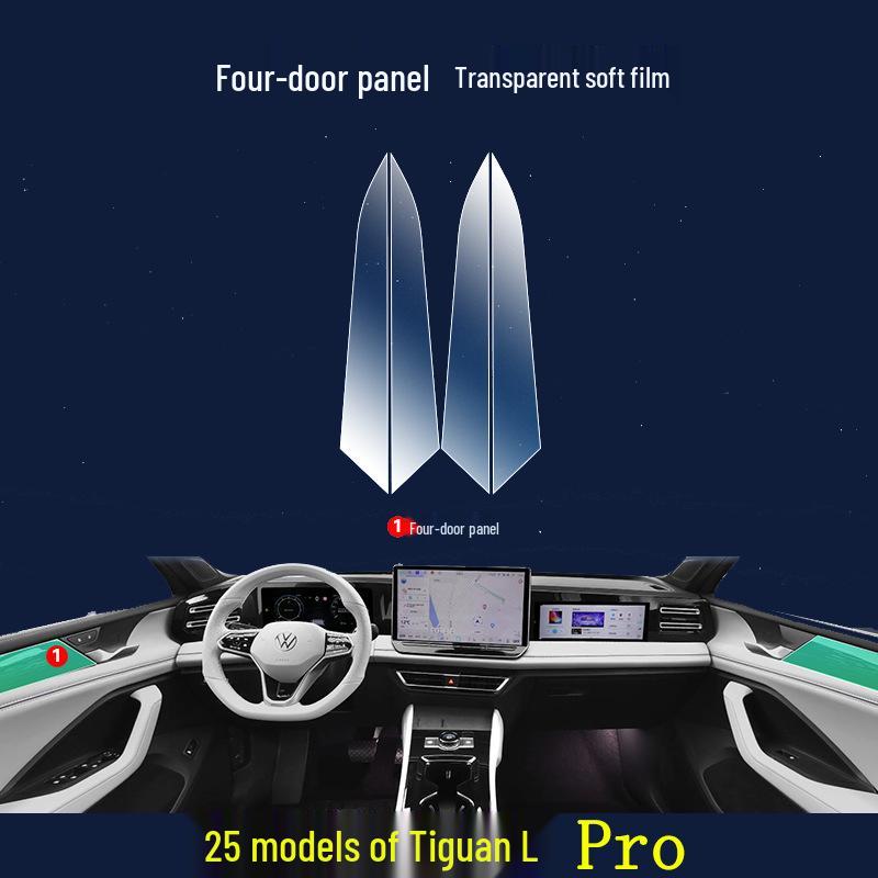 Tempered Glass Screen Protector for Volkswagen Tiguan L Pro Central Control (25 Models)