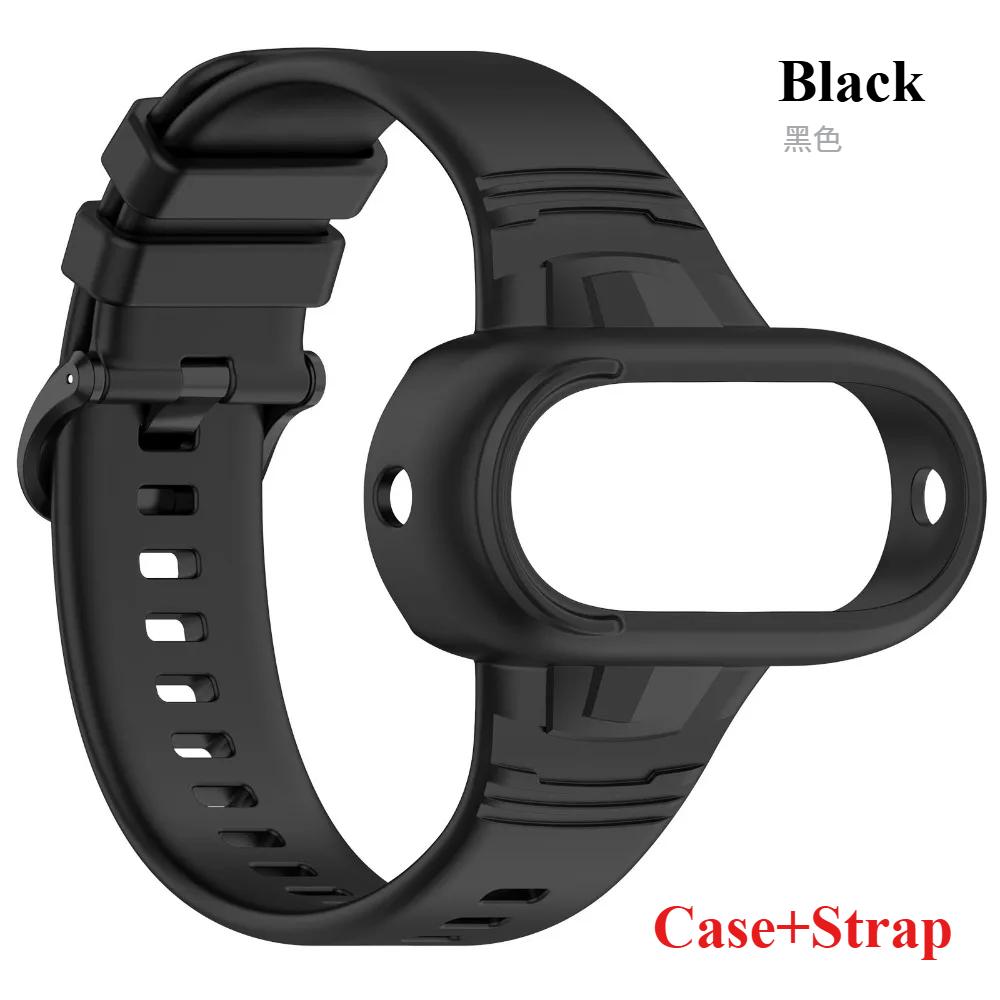 Silicone Hand Wristband Adjustable Replacement Wrist Strap Anti-Drop Camera Mount for Insta360 GO3S/GO3/GO2 Cover