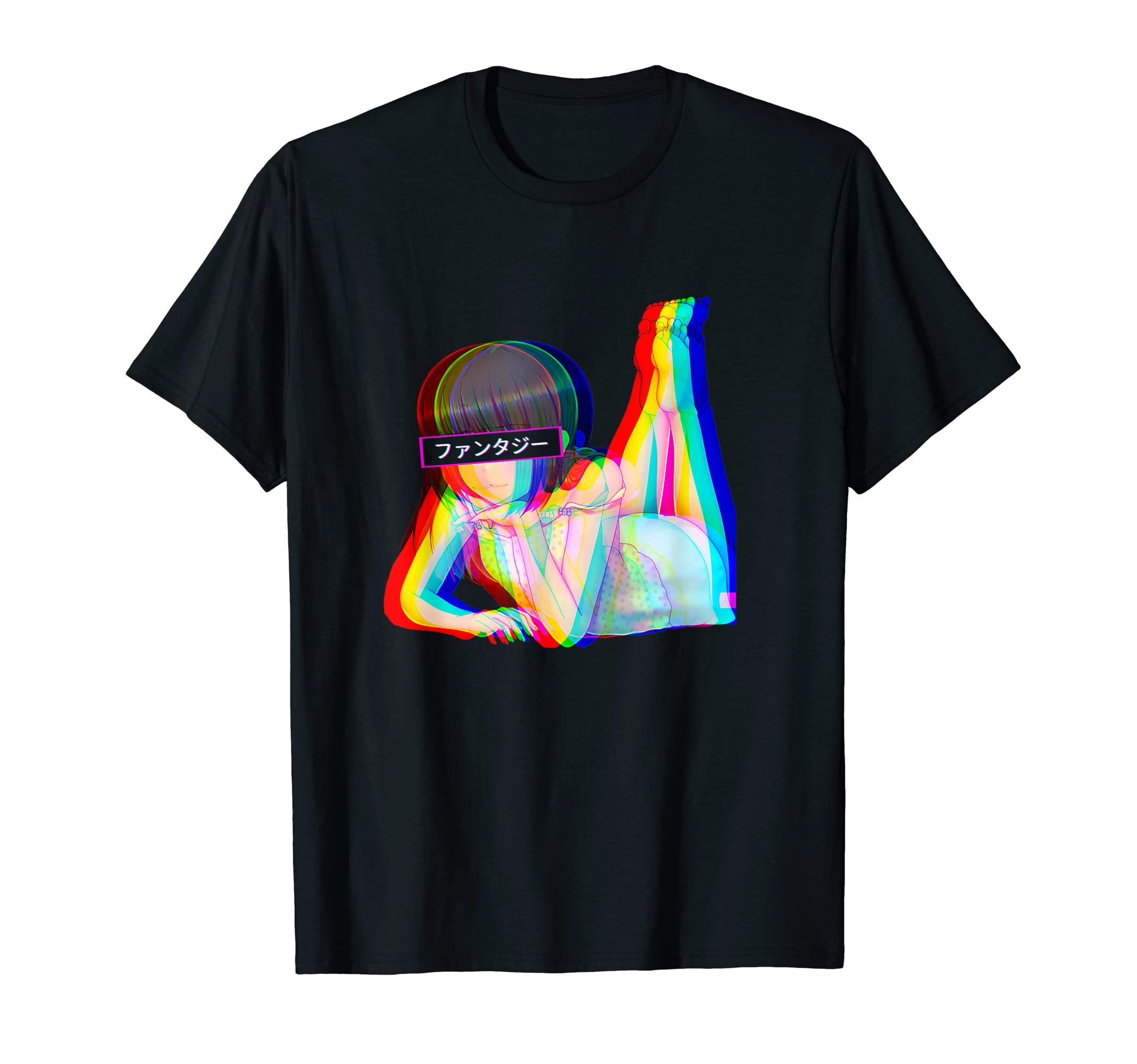 

Asia Japan Vaporwave 90s & 80s Cyberpunk e-Boy & e-Girl T-Shirt
