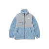 The North Face Velvet Jackets Unisex Blue Stand Collar Thickened And Fleece-Lined NJ4FN54C