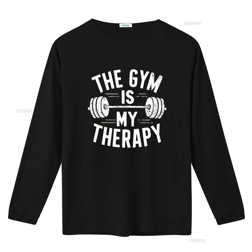 Das Fitnessstudio ist meine Therapie T-Shirt Workout Motivation Starker Geist Gewichtheben Fitness Perfekt für Enthusiasten vintage Gewaschen