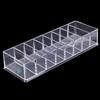 Korean Style Desktop Cosmetic Organizer with 8 Transparent Storage Grids