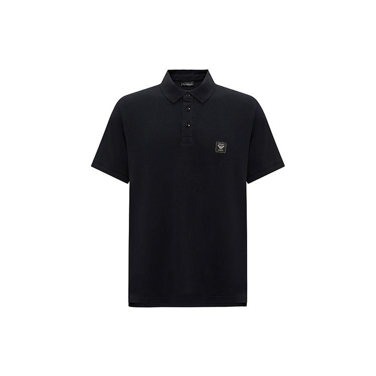 Emporio Armani SS24 Polo Shirt Men's Black 211804-4R460-0020