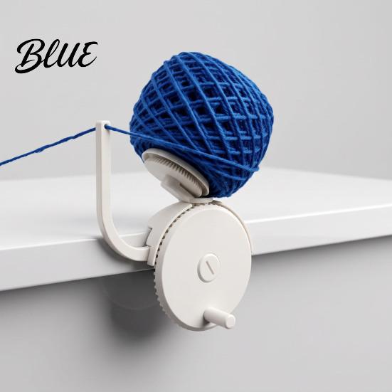 Knitting Yarn Winder with Table Clamp Hand-Cranked Ball Holder Manual Spooler Wool Spinner Maker for and Crocheting Hand Crank