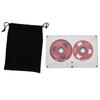 Blank Cassette Tape, 50 Minutes of Sound Recording, Double-Sided Blank Tape, Open Reel Blank Audio Cassette Tape for Music Recording (Red)