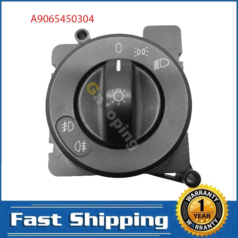 For Mercedes-Benz Sprinter 2007 2008 2009 Headlight Fog Head Light Switch Adjust Knob A9065450304 Car Accessories