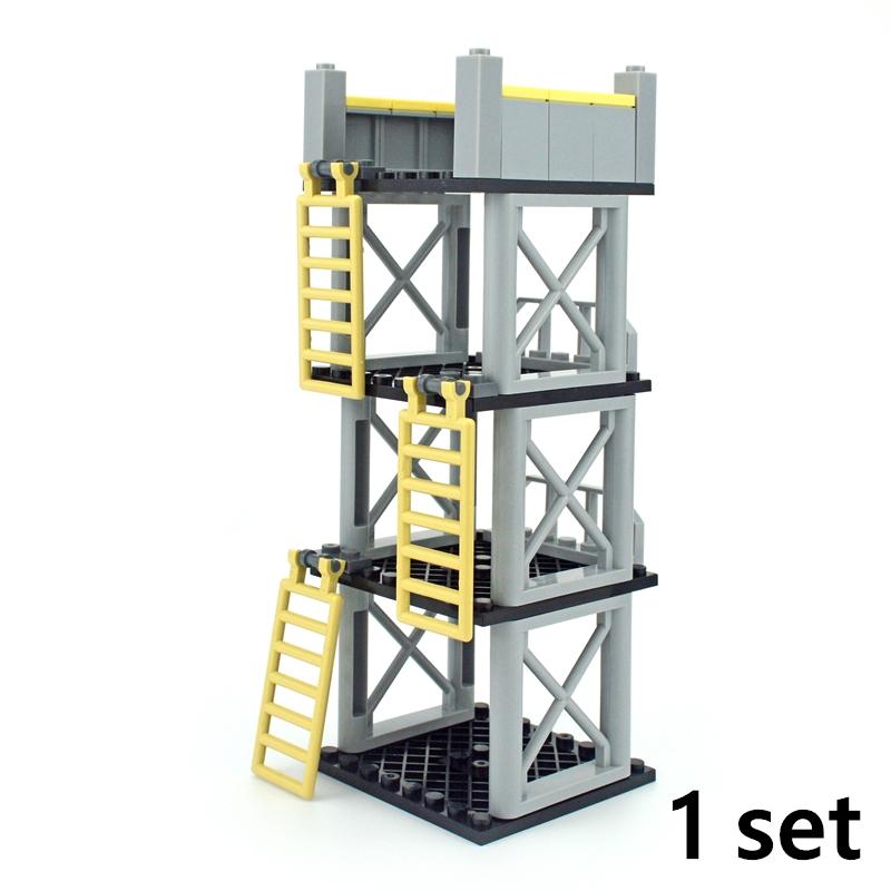 Military Base Barbed wire Building Block City military Scene Accessory Fence Isolation Net MOC Parts Brick 30104 92338 Chain