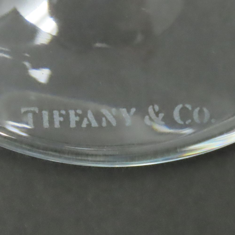 Used TIFFANY&Co. glass Swing pair of glasses Glass Transparent wine glass