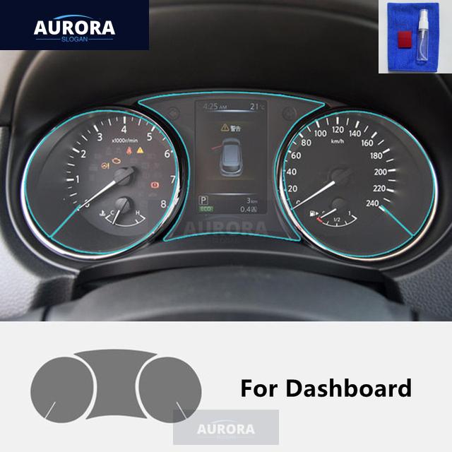 

For NISSAN QASHQAI 14-20 Car Interior Center Console Transparent TPU Protective Film Anti-scratch Repair Film Accessories Refit For Dashboard