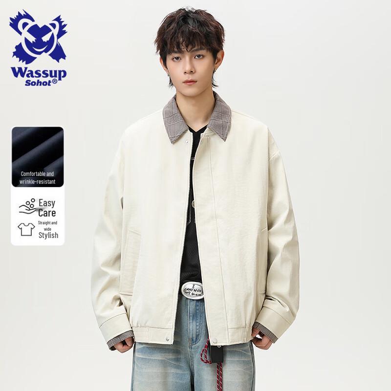 

Wassup Sohot Men s Color Block Casual Jacket XL