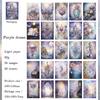 50pcs/pack Aesthetics Flowers Materials Paper Decor Scrapbooking Collage Stationery DIY Junk Journal Craft Light Paper